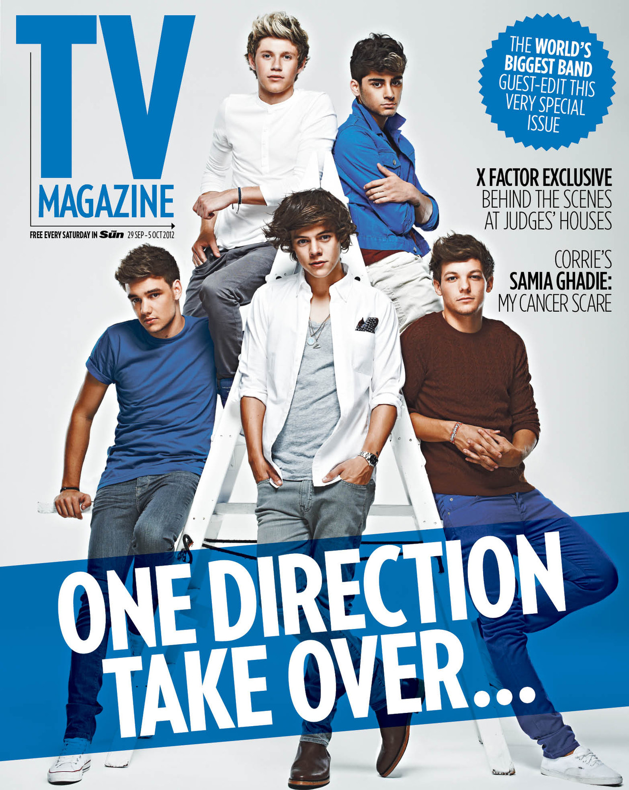 One Direction on the Cover of TV Magazine - Hit Zone Archives